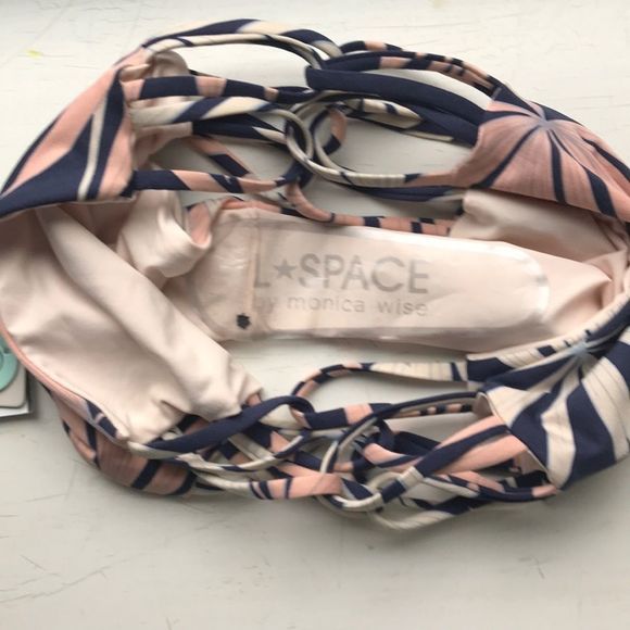 L* SPACE Polynesian Palm Bikini Bottom  size S - Picture 6 of 6